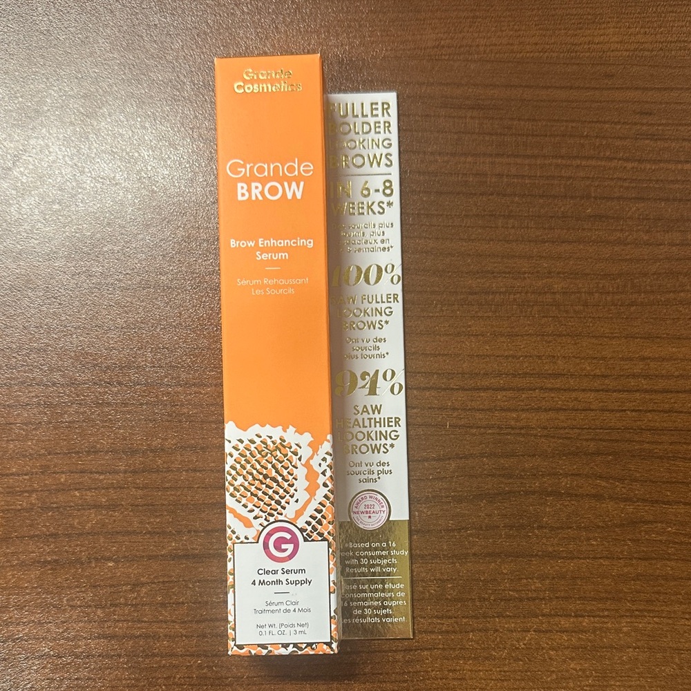 Grande Cosmetics Brow Enhancing Serum - Clear